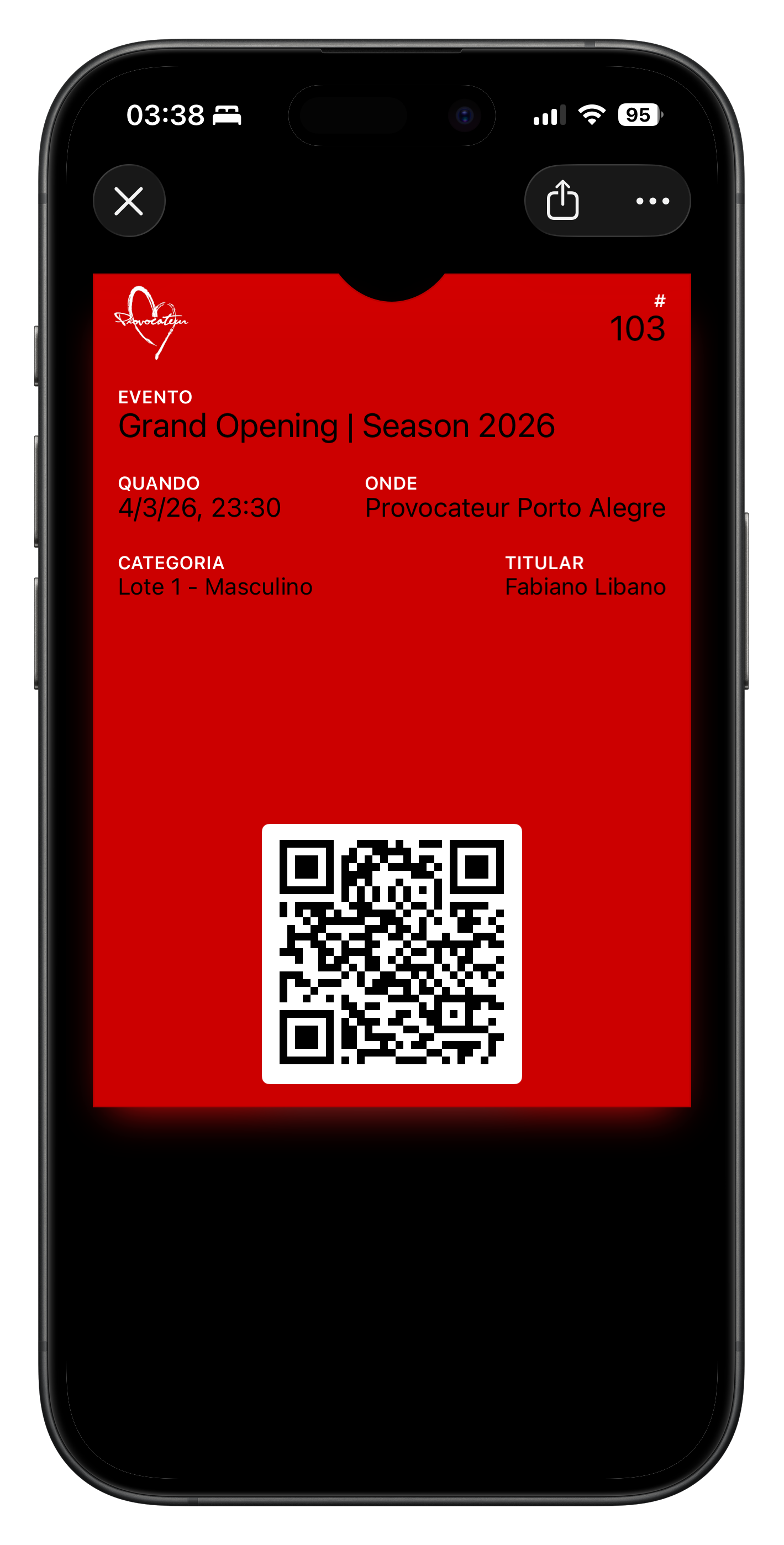 TE2 Ticket Screen